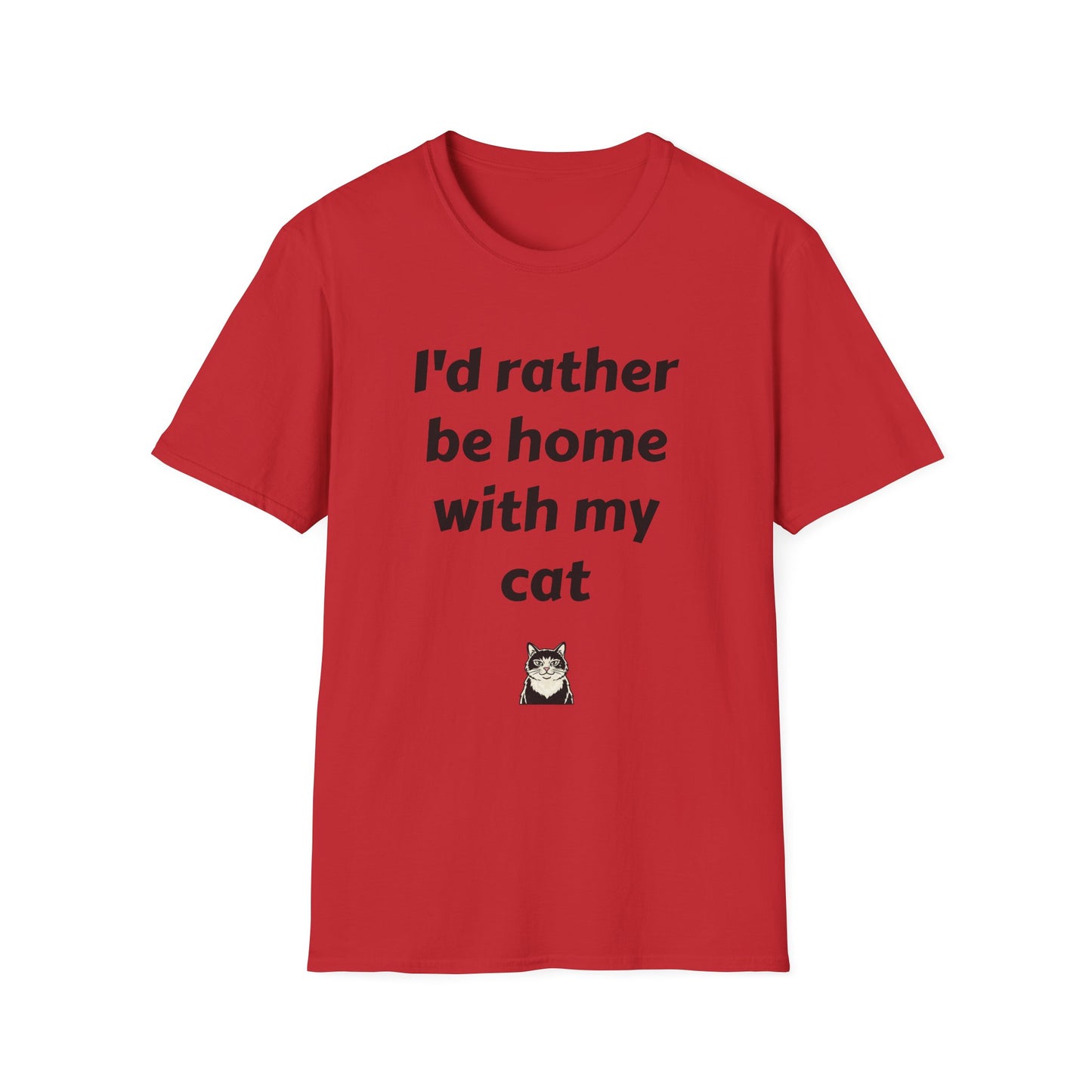 I'd Rather Be Home With My Cat T-Shirt