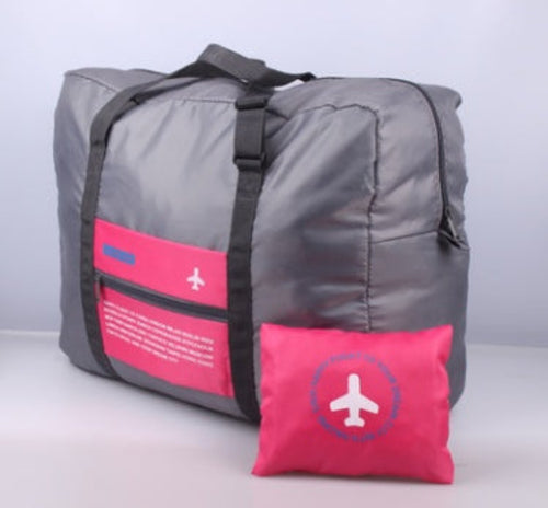Large Capacity Foldable Travel Bag Nylon Waterproof Gym Duffel Bag