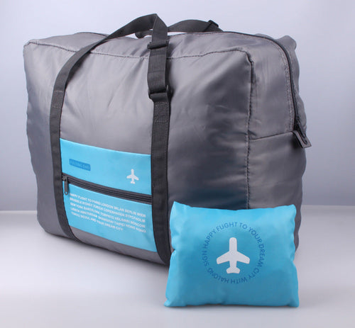 Large Capacity Foldable Travel Bag Nylon Waterproof Gym Duffel Bag