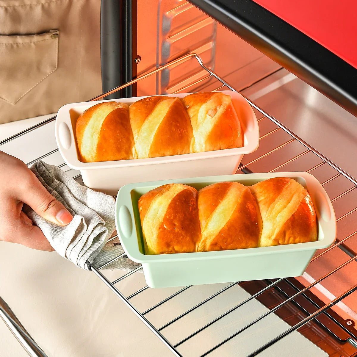 1Pc Silicone Bread Loaf Pan Cake Mold Nonstick Silicone Homemade Loaf
