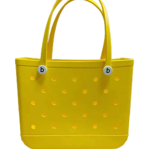 L/XL Croc Beach Tote Bag Rubber EVA Waterproof Basket Extra Large