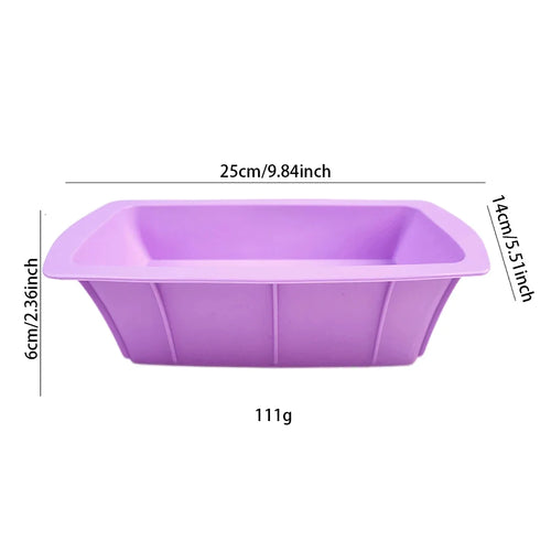 1Pc Silicone Bread Loaf Pan Cake Mold Nonstick Silicone Homemade Loaf