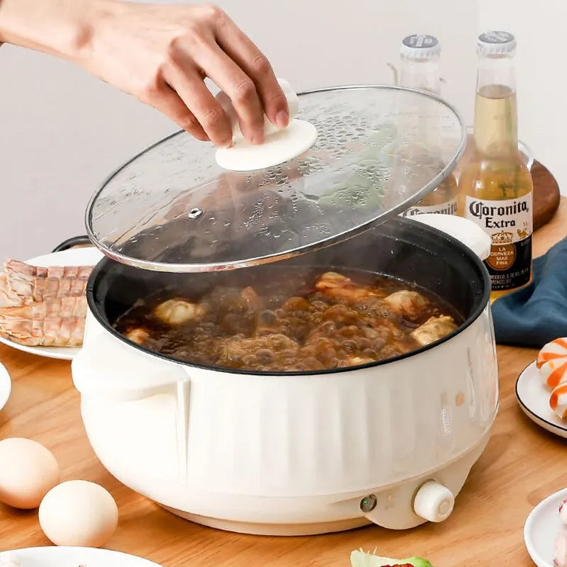 220V Multi Cookers Single/Double Layer Electric Pot 1-2 People