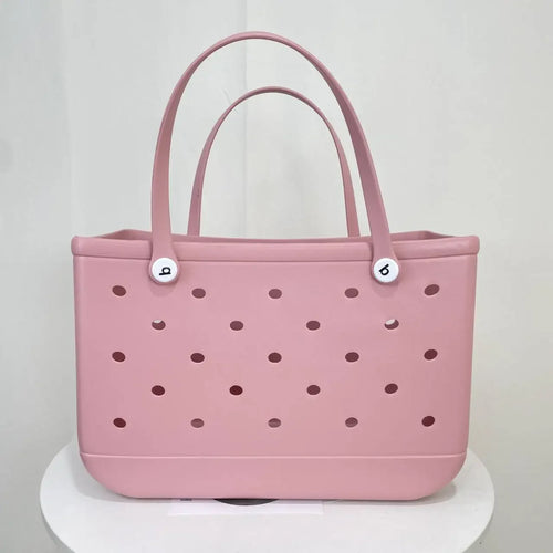 L/XL Croc Beach Tote Bag Rubber EVA Waterproof Basket Extra Large