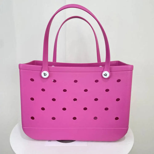 L/XL Croc Beach Tote Bag Rubber EVA Waterproof Basket Extra Large