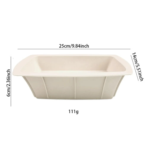 1Pc Silicone Bread Loaf Pan Cake Mold Nonstick Silicone Homemade Loaf