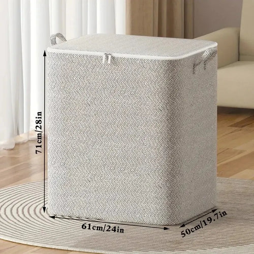 1pc Household Large Capacity Storage Bag Non-woven Material, Closet