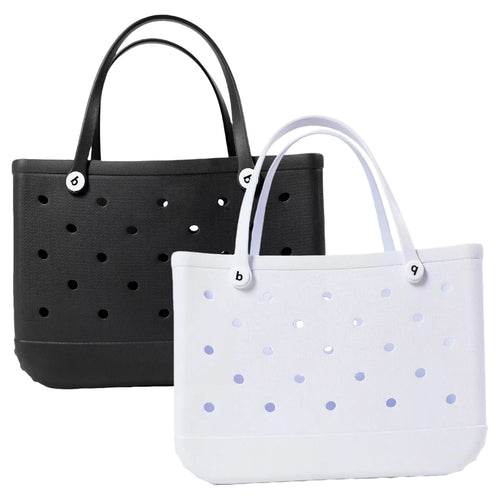 L/XL Croc Beach Tote Bag Rubber EVA Waterproof Basket Extra Large