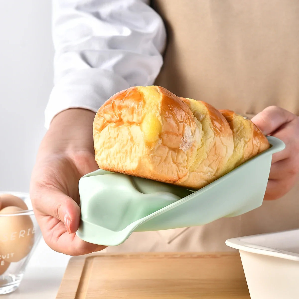 1Pc Silicone Bread Loaf Pan Cake Mold Nonstick Silicone Homemade Loaf