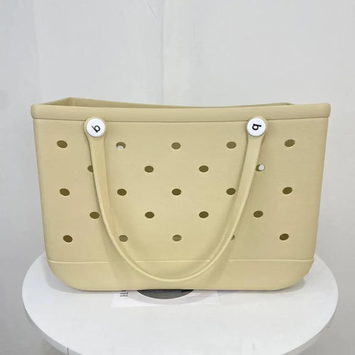 L/XL Croc Beach Tote Bag Rubber EVA Waterproof Basket Extra Large