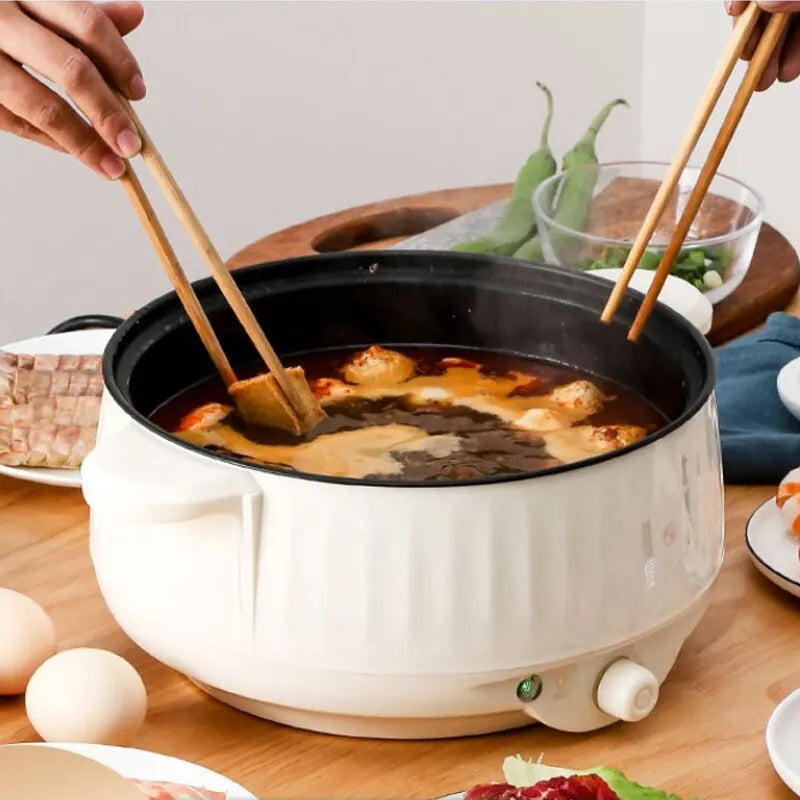 220V Multi Cookers Single/Double Layer Electric Pot 1-2 People