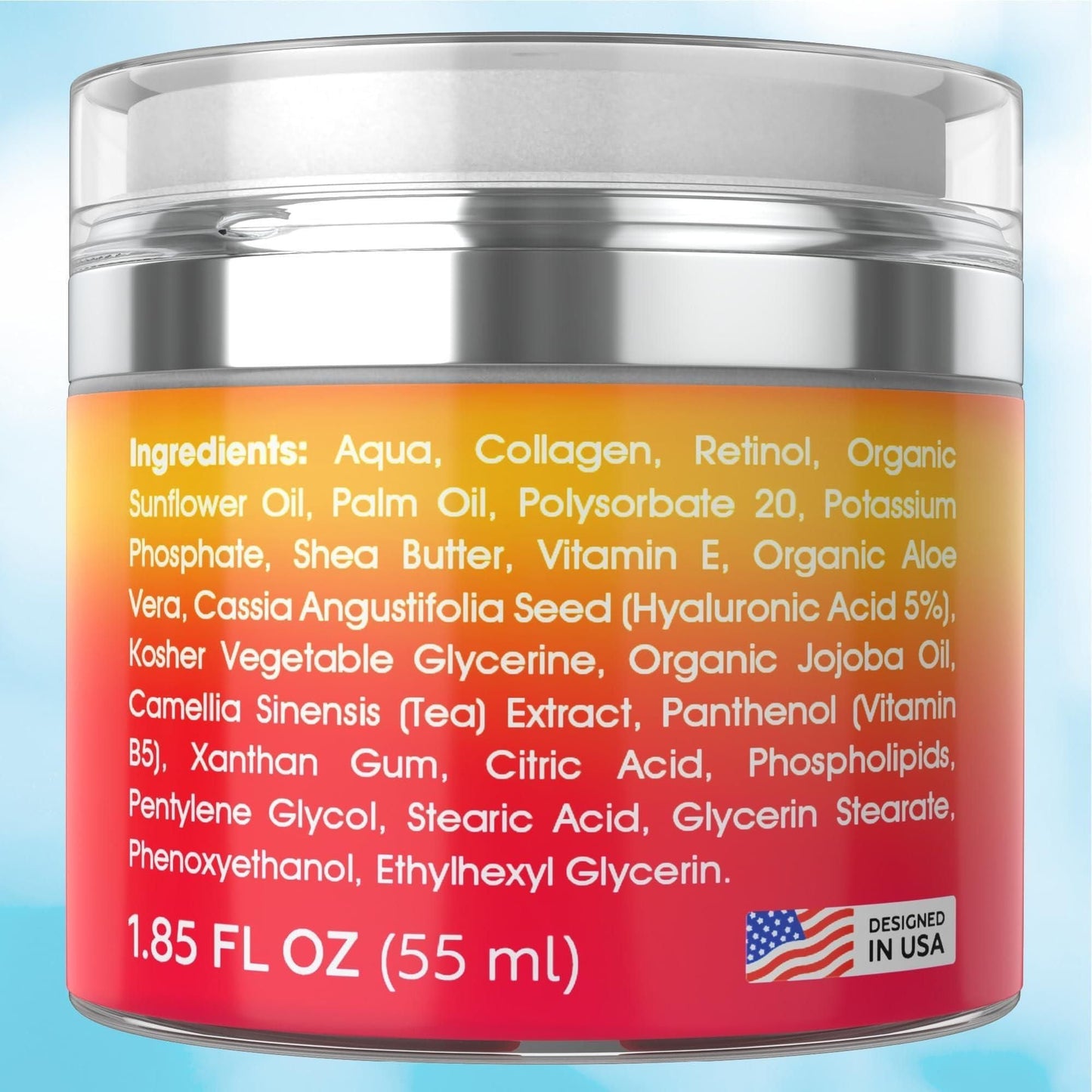 Retinol Cream for Face Collagen and Retinol Moisturizer with