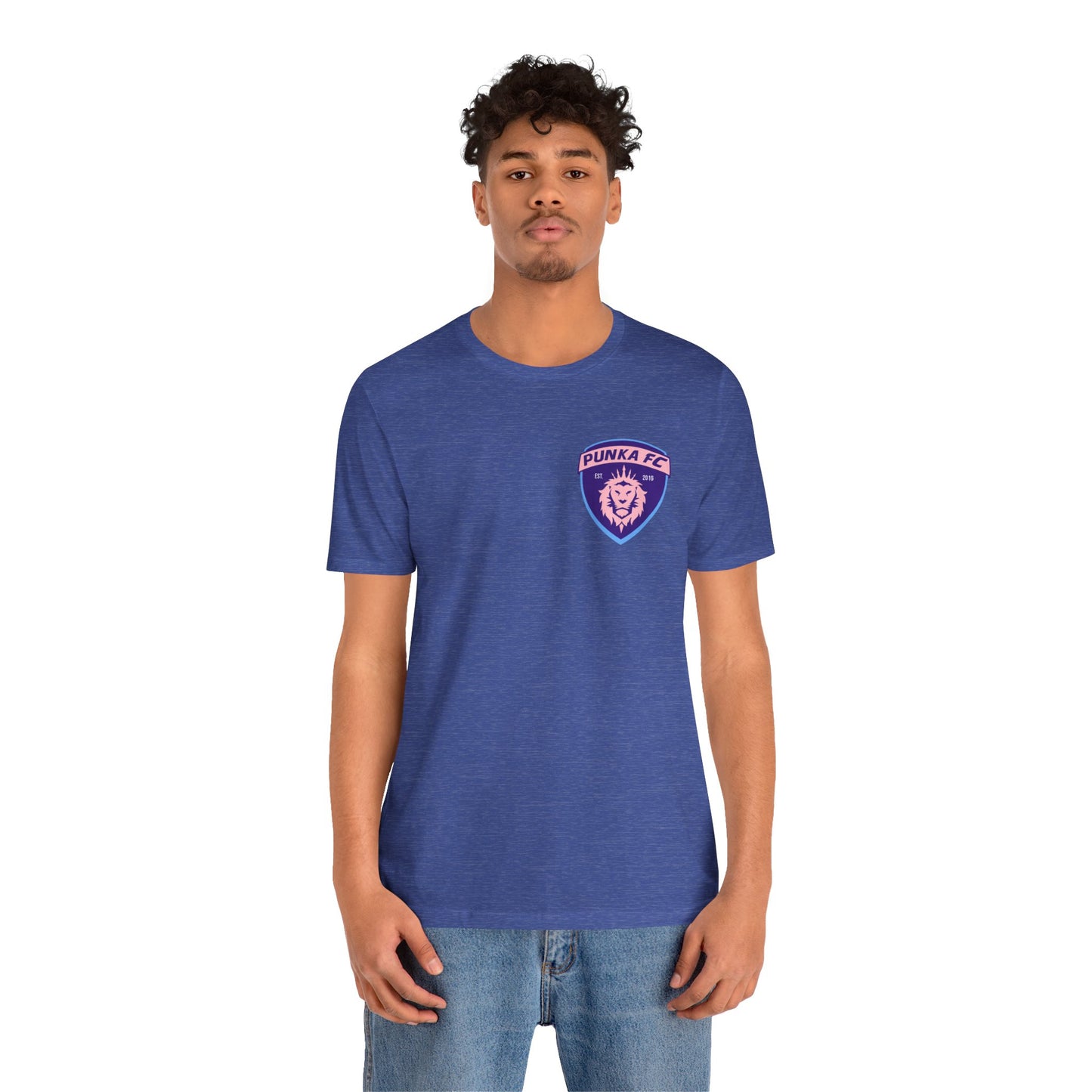 Punka FC Lion Crest T‑Shirt — Local Indiana Soccer Team Badge Tee