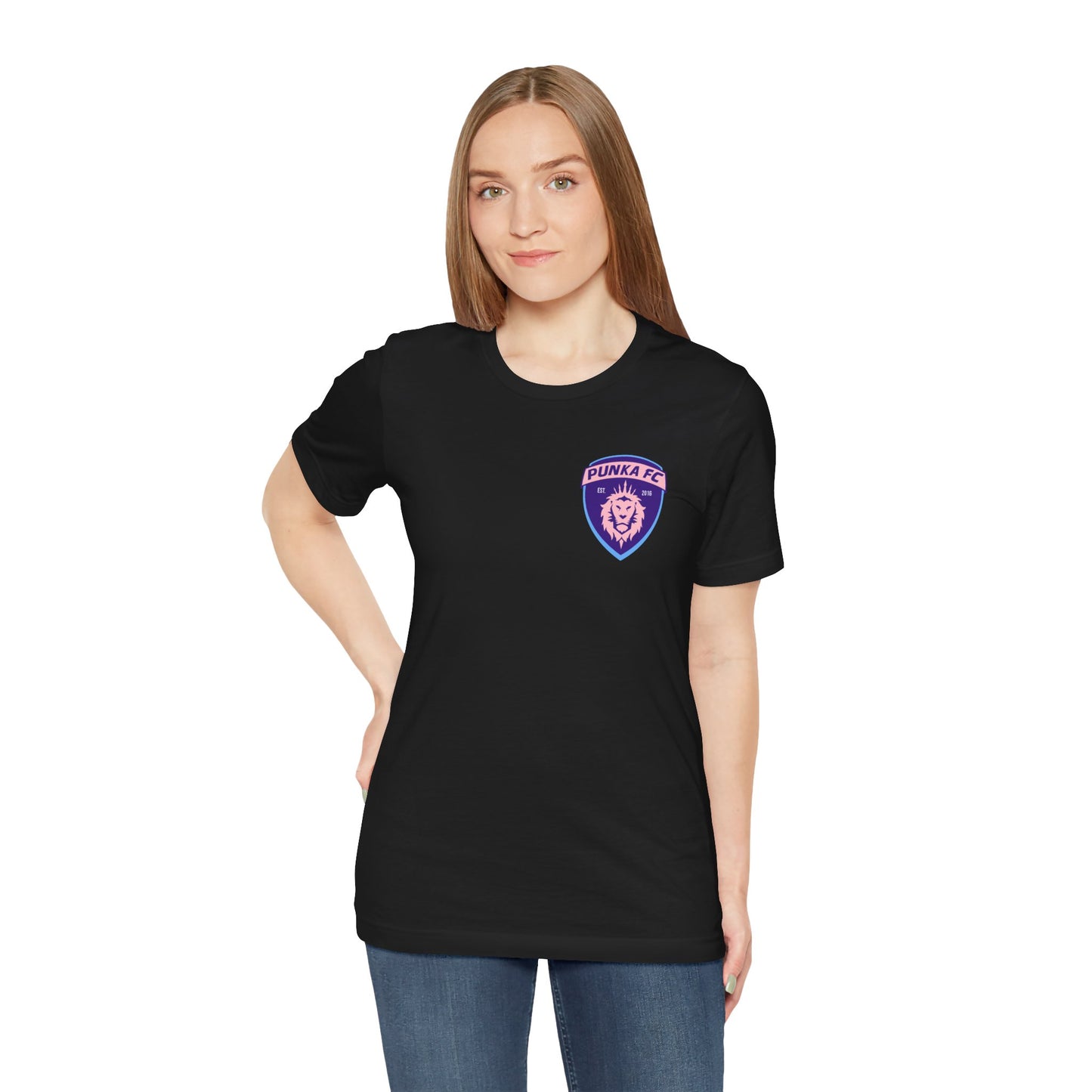 Punka FC Lion Crest T‑Shirt — Local Indiana Soccer Team Badge Tee