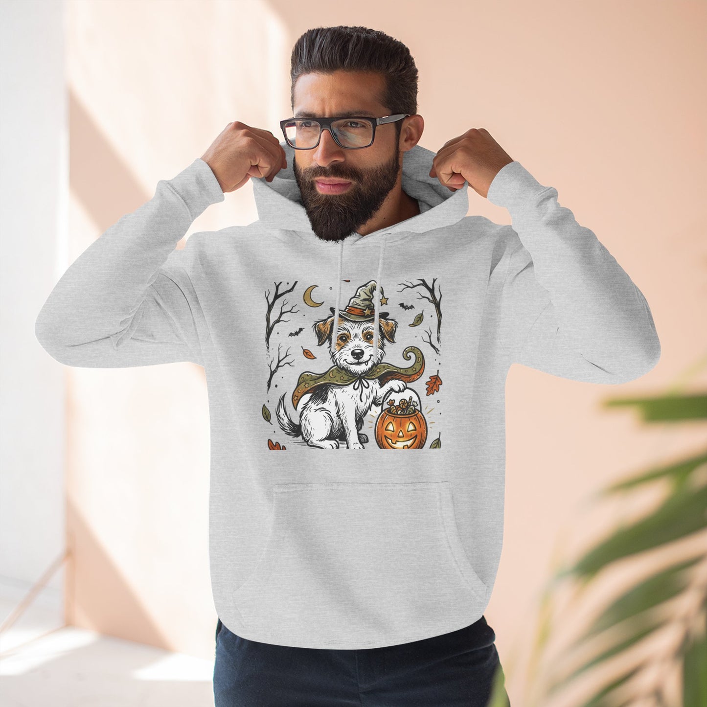 Halloween Corgi Pumpkin Hoodie — Cute Fall Costume Dog Graphic Hoodie