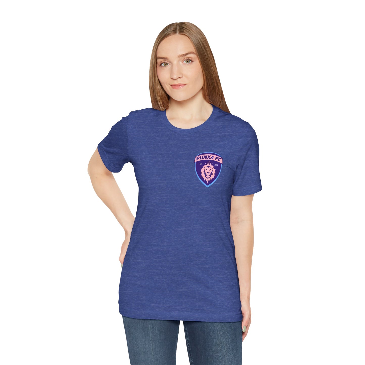 Punka FC Lion Crest T‑Shirt — Local Indiana Soccer Team Badge Tee