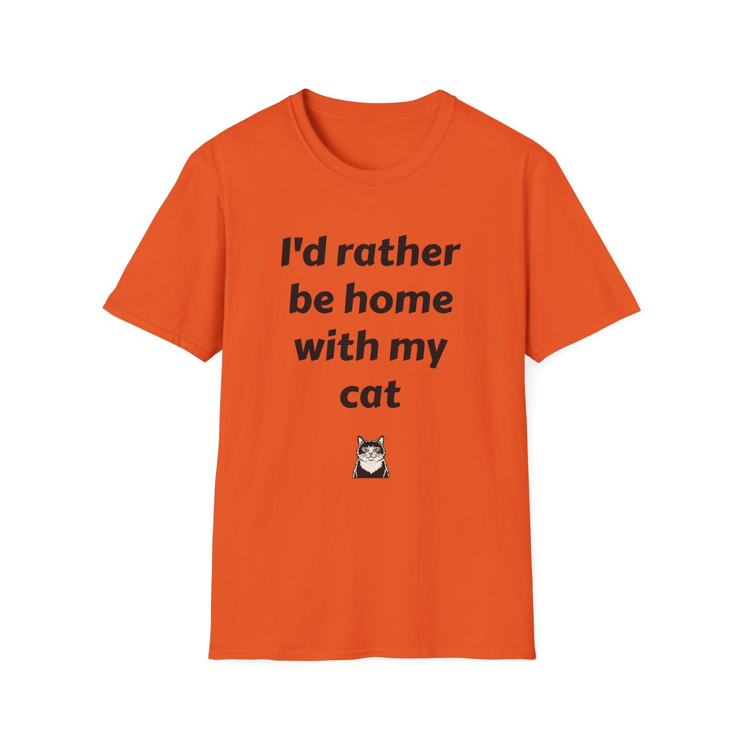 I'd Rather Be Home With My Cat T-Shirt