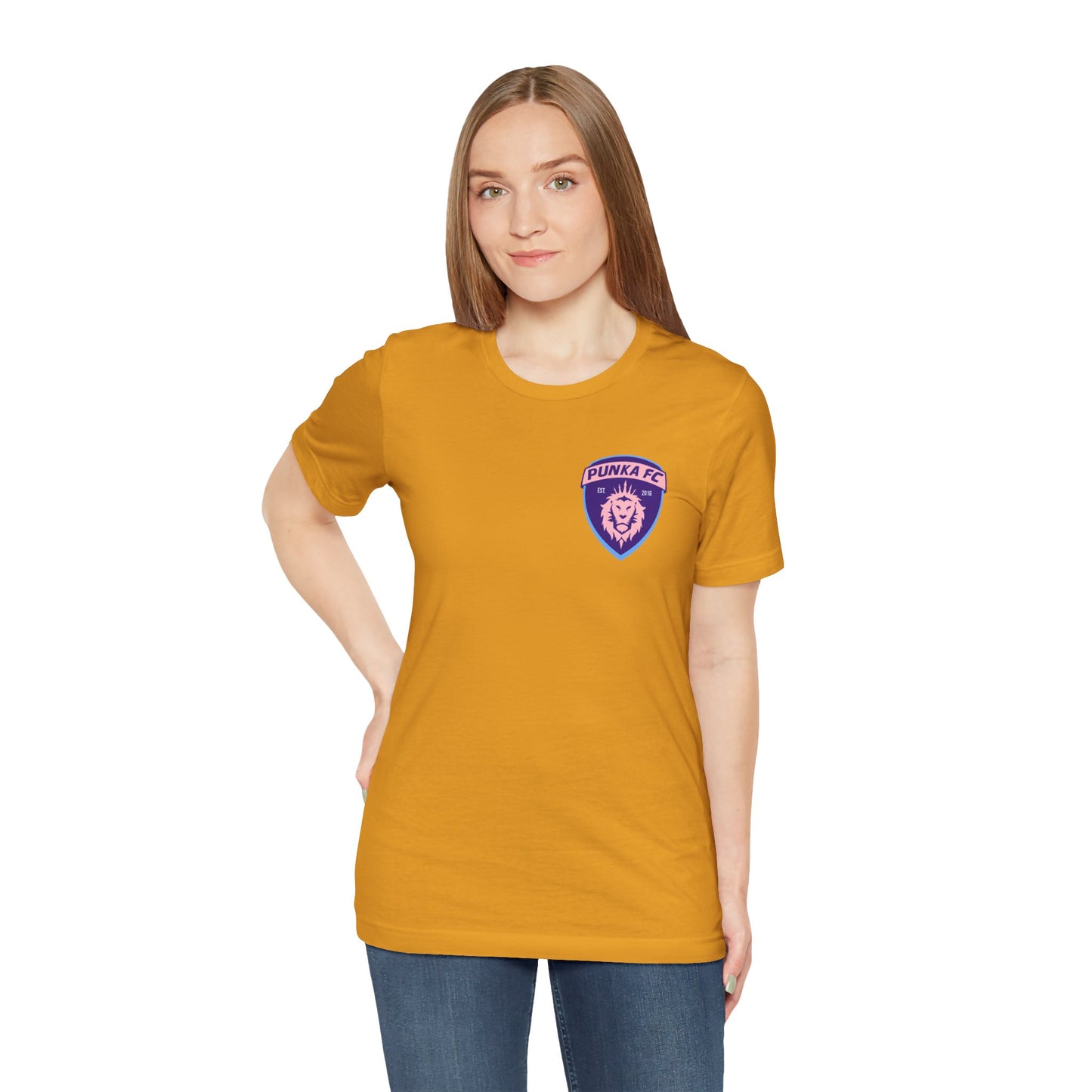 Punka FC Lion Crest T‑Shirt — Local Indiana Soccer Team Badge Tee