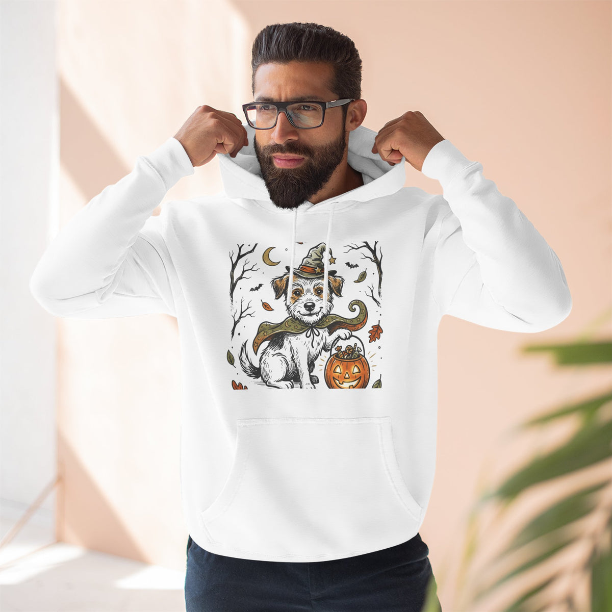 Halloween Corgi Pumpkin Hoodie — Cute Fall Costume Dog Graphic Hoodie