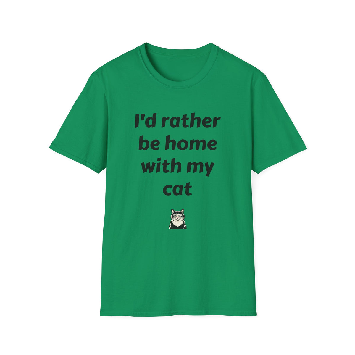 I'd Rather Be Home With My Cat T-Shirt