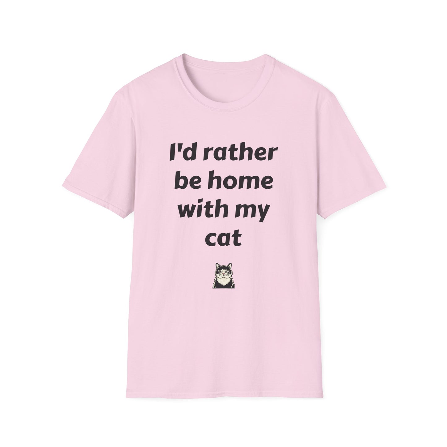 I'd Rather Be Home With My Cat T-Shirt