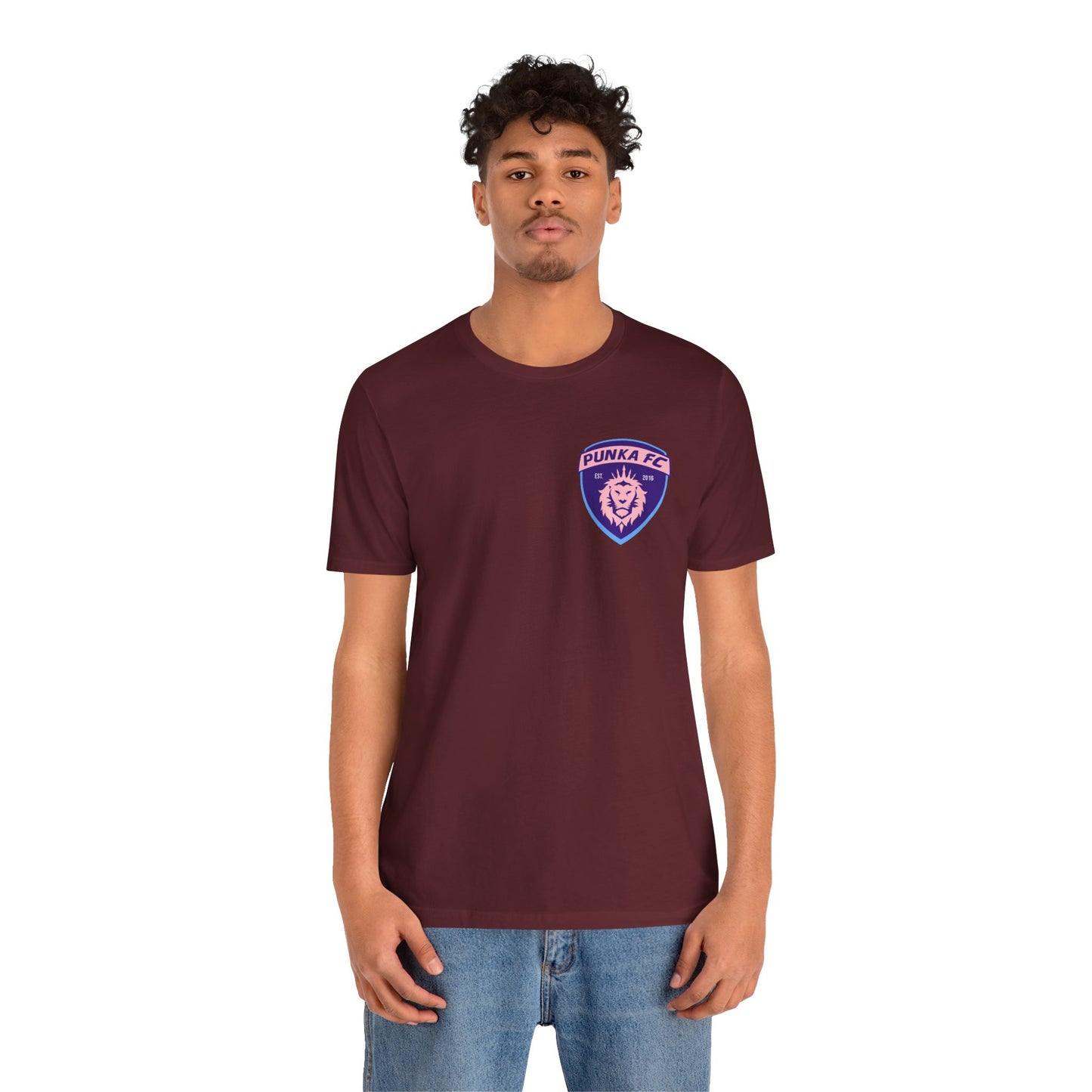 Punka FC Lion Crest T‑Shirt — Local Indiana Soccer Team Badge Tee