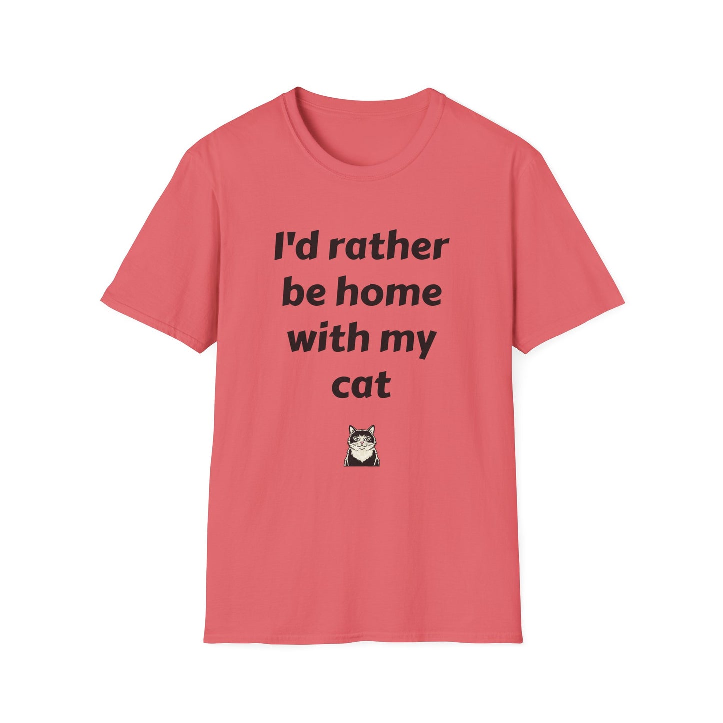 I'd Rather Be Home With My Cat T-Shirt