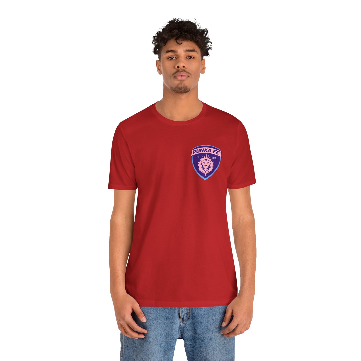 Punka FC Lion Crest T‑Shirt — Local Indiana Soccer Team Badge Tee