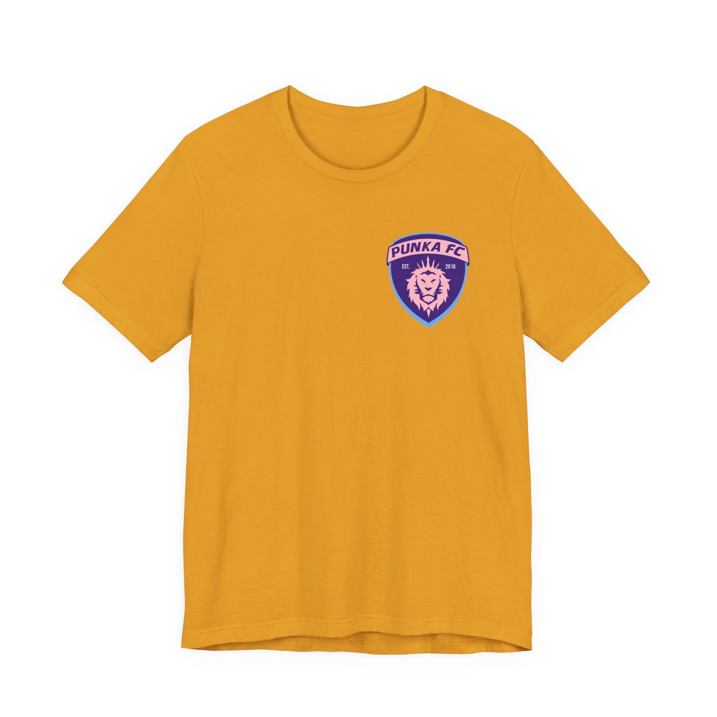 Punka FC Lion Crest T‑Shirt — Local Indiana Soccer Team Badge Tee