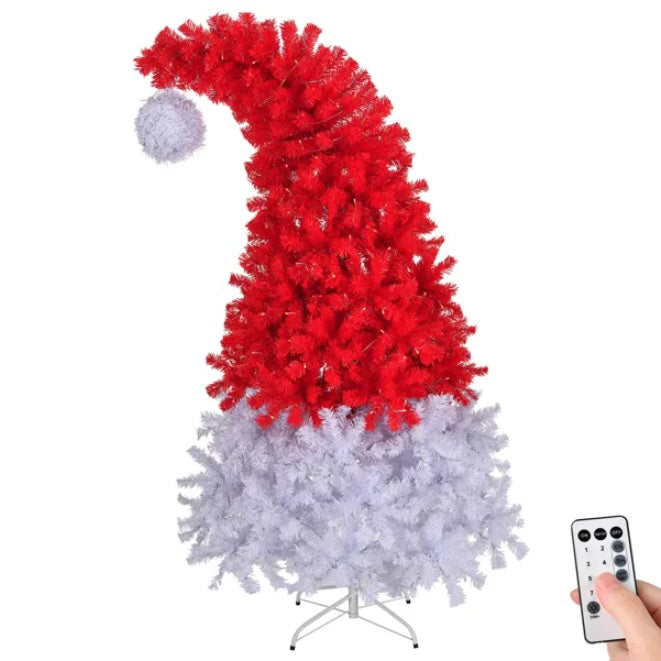 6 FT Santa Hat Style Pre-lit Christmas Tree