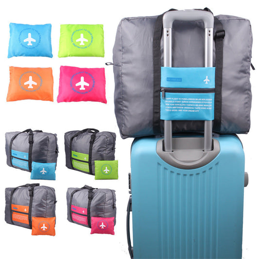 Large Capacity Foldable Travel Bag Nylon Waterproof Gym Duffel Bag