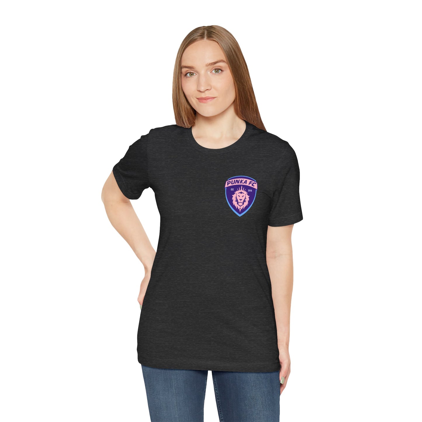 Punka FC Lion Crest T‑Shirt — Local Indiana Soccer Team Badge Tee