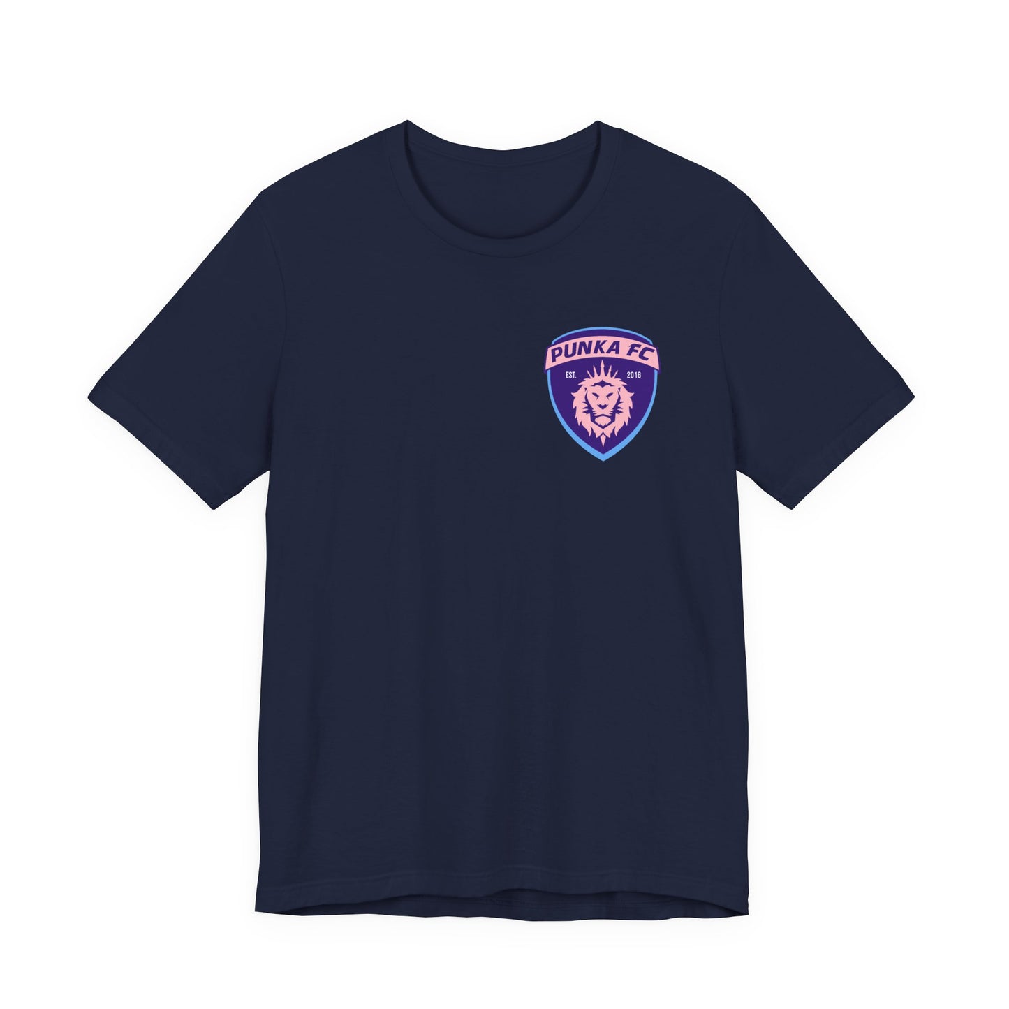 Punka FC Lion Crest T‑Shirt — Local Indiana Soccer Team Badge Tee