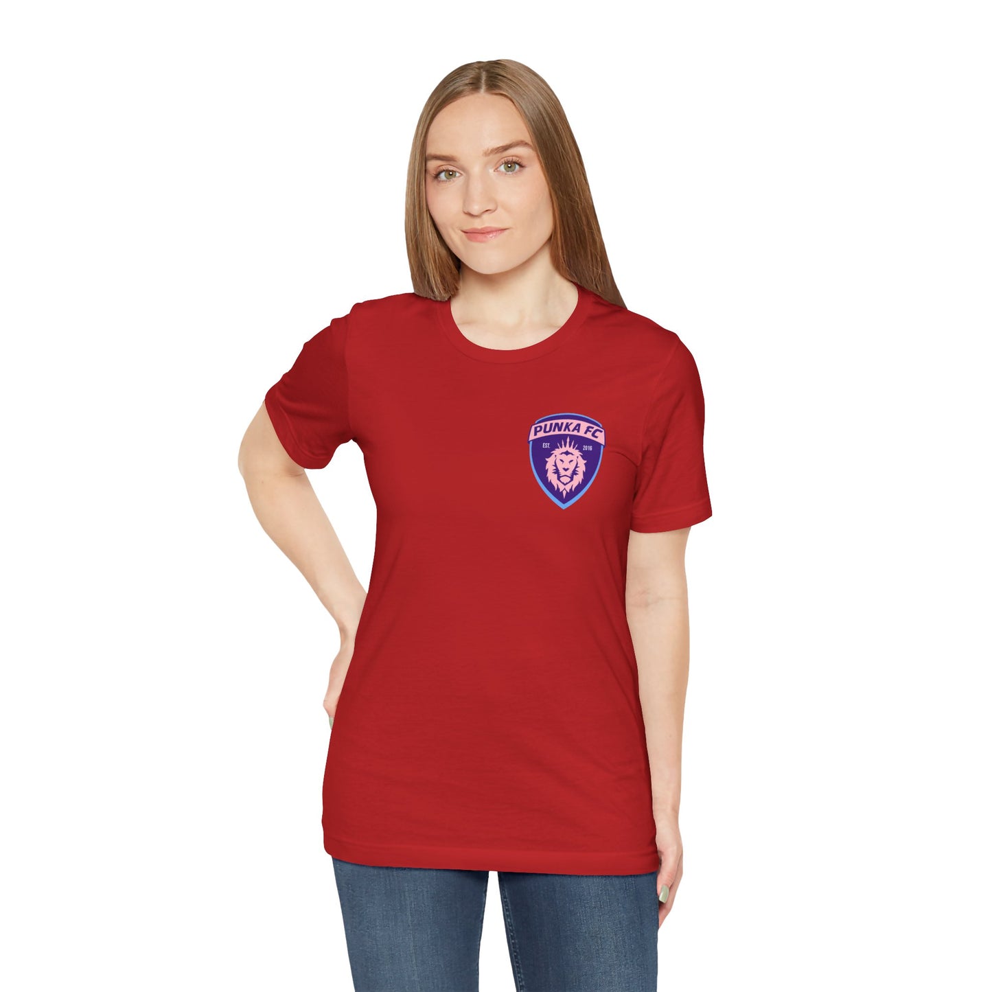 Punka FC Lion Crest T‑Shirt — Local Indiana Soccer Team Badge Tee