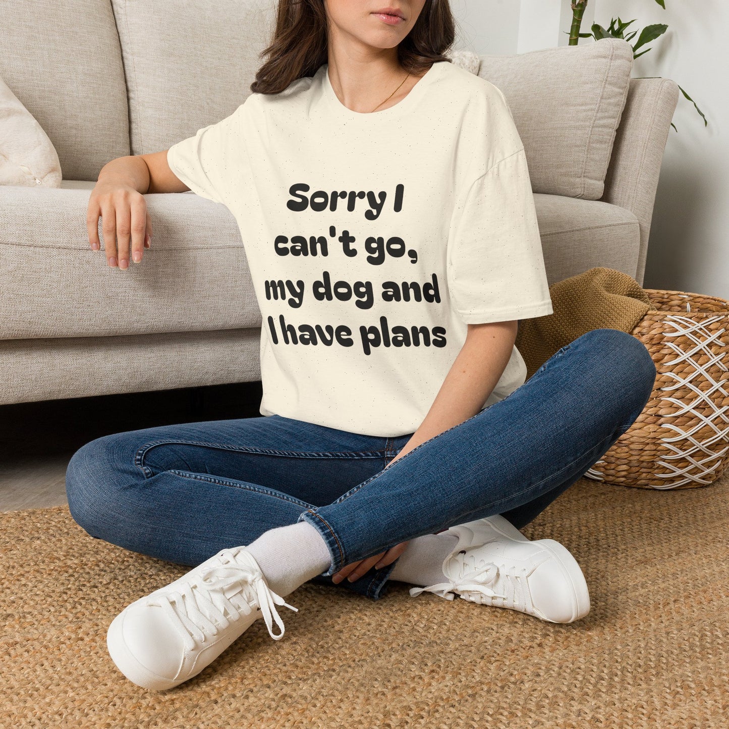 Dog Plans T-Shirt — “Sorry I Can’t Go, My Dog and I Have Plans” Casual Tee