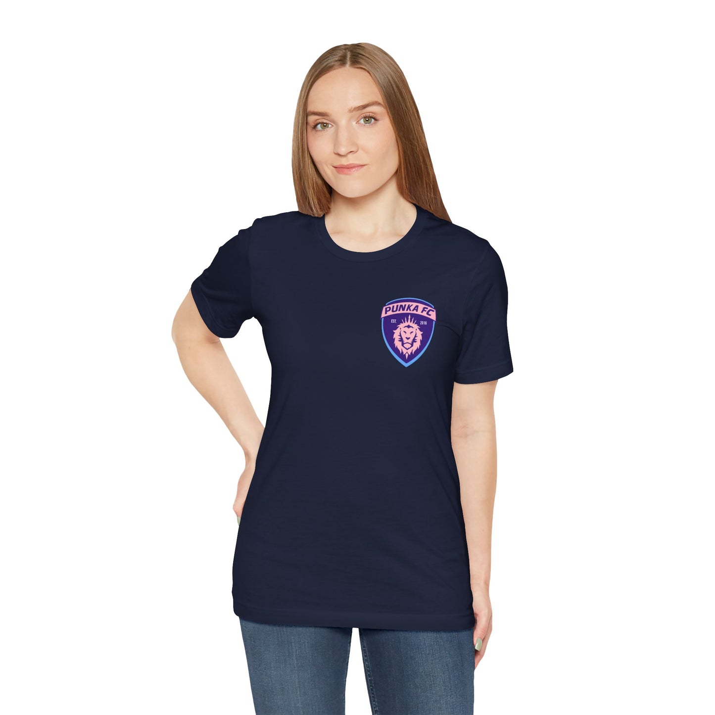 Punka FC Lion Crest T‑Shirt — Local Indiana Soccer Team Badge Tee
