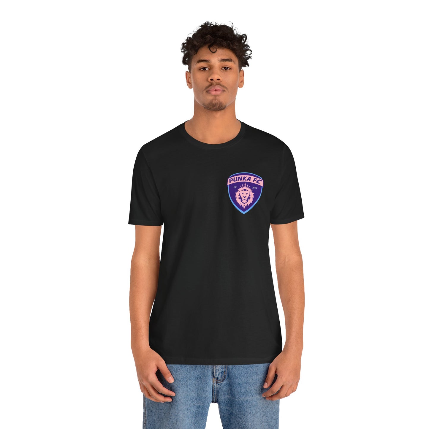 Punka FC Lion Crest T‑Shirt — Local Indiana Soccer Team Badge Tee