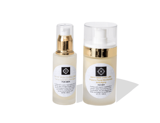 Organic Two-Step Anti-Aging System Facial Wash and Moisturizer  - For