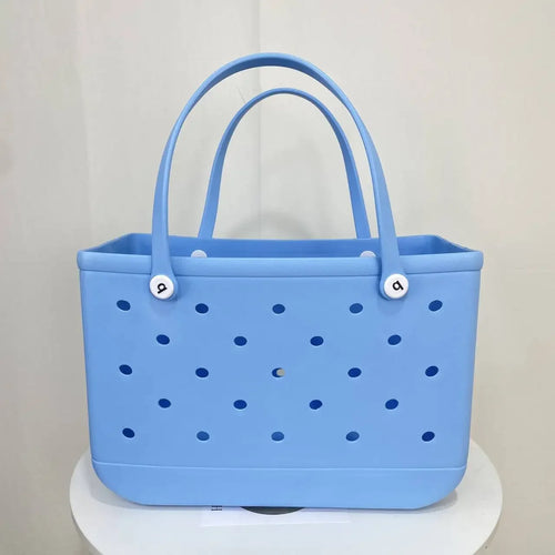 L/XL Croc Beach Tote Bag Rubber EVA Waterproof Basket Extra Large