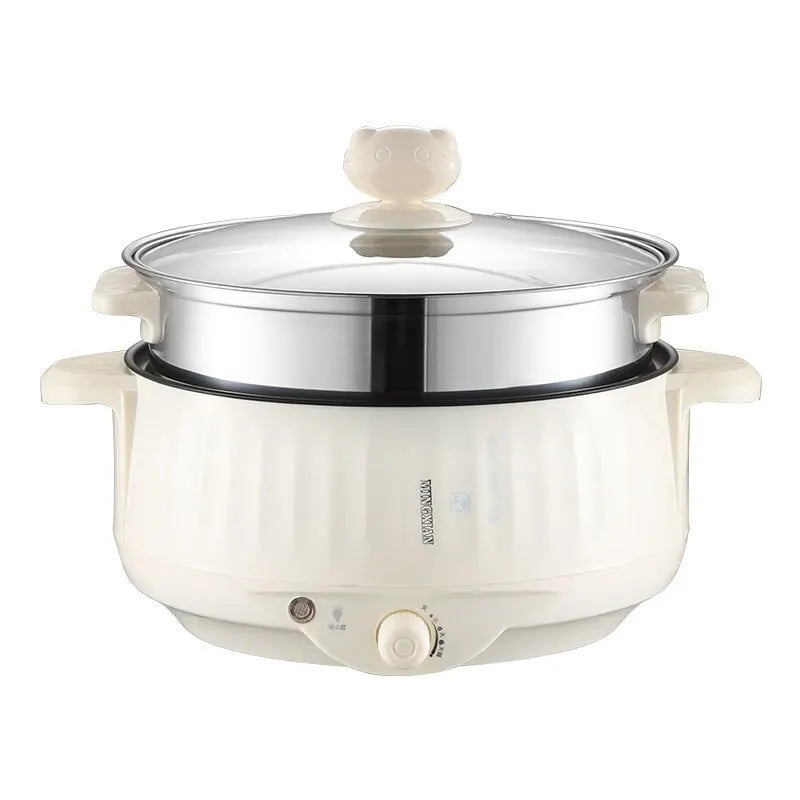 220V Multi Cookers Single/Double Layer Electric Pot 1-2 People
