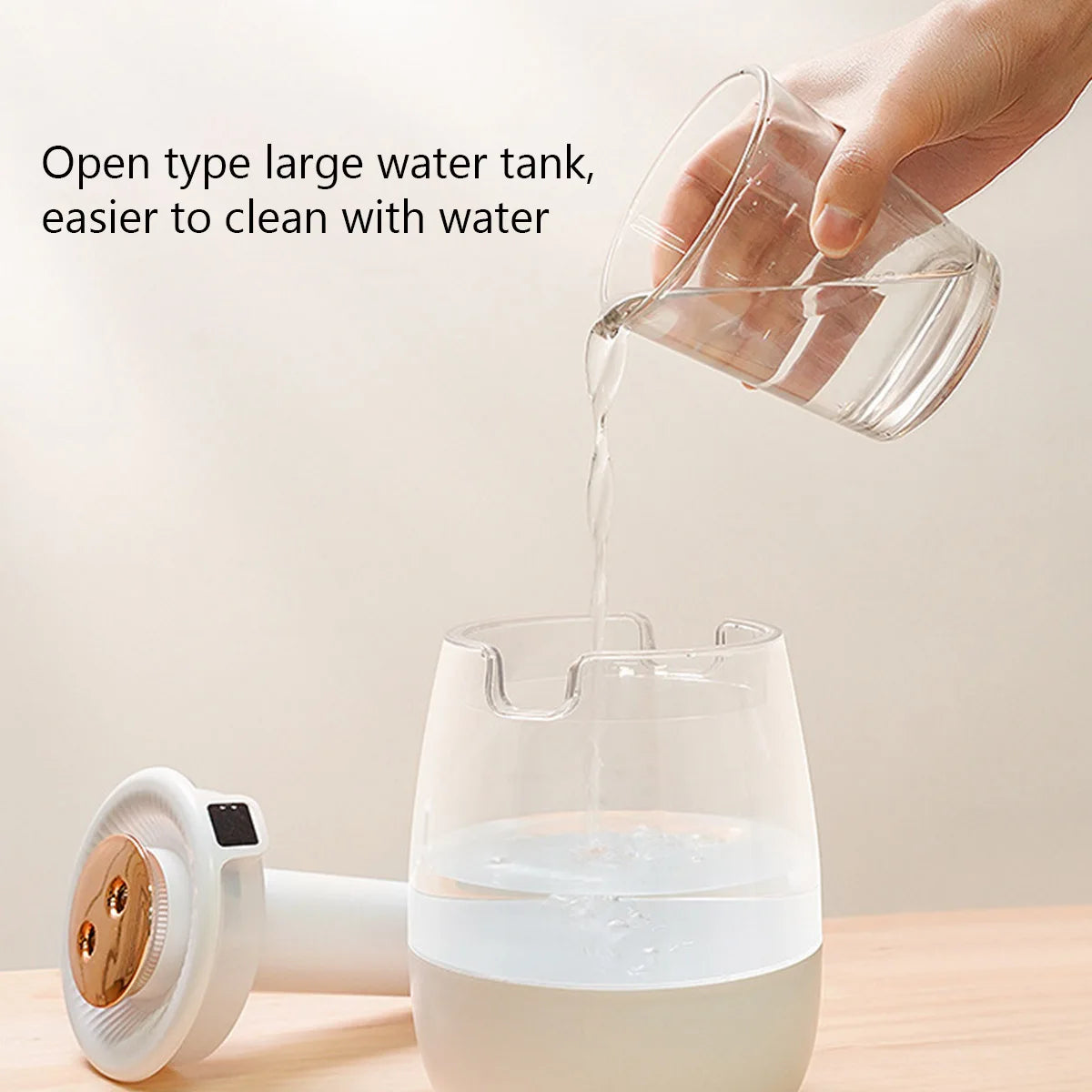 1.3L Air Humidifier Double Spray Port Cool Mist Maker Fragrance