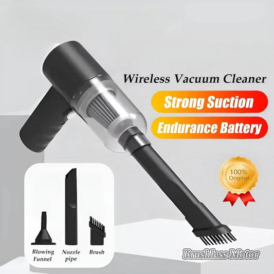 9000Pa Wireless Car Vacuum Cleaner USB Charging 1200mAh Portable