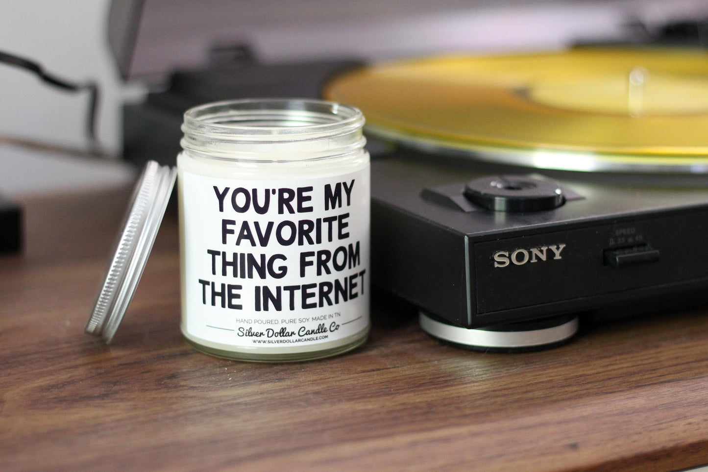 'Fall Is My Second Favorite F Word' Funny Candle - 9/16oz 100%